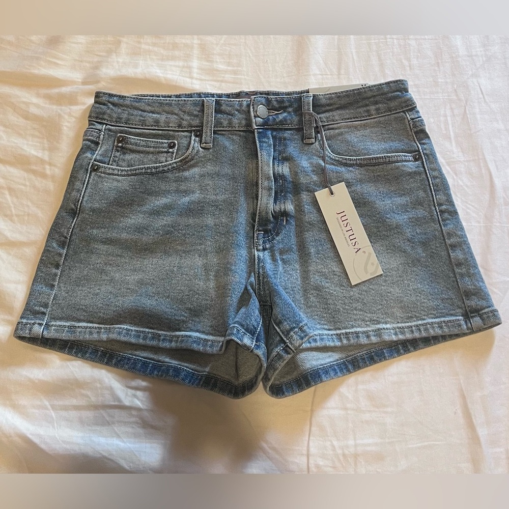 Just USA Light Blue Jean Shorts